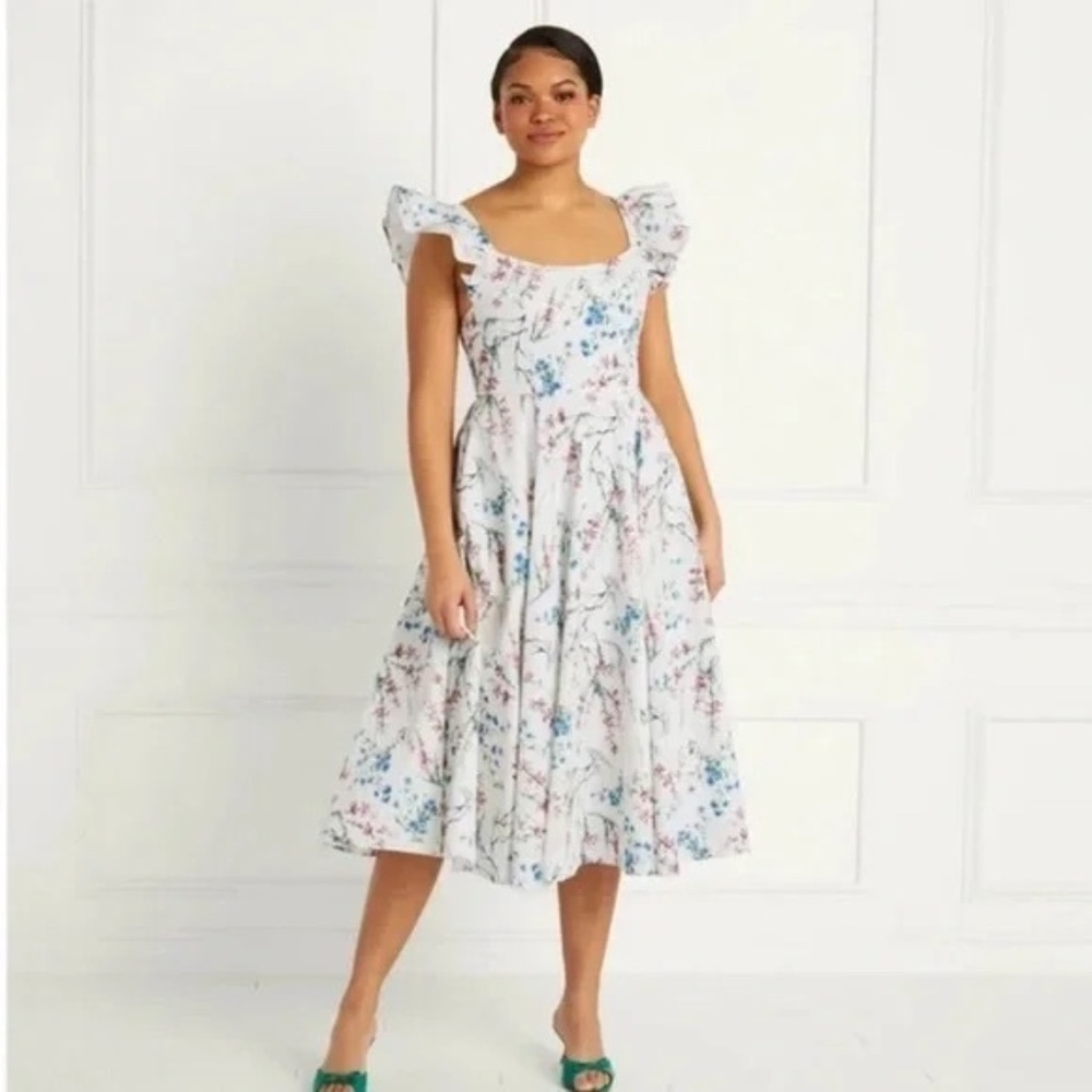 Hill House The Daphne Dress - Spring Chintz Cotton Size medium